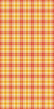 Cadılar Bayramı kumaşsız tekstil ürünleri, diğer kumaş ekose kumaşlar. Baba arka plan vektör desen kontrol sarı ve kırmızı renk paleti.