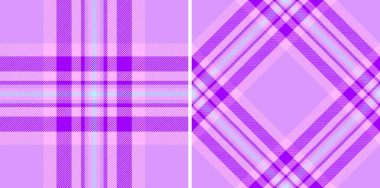 Canlı eflatun desenli ekose desenler, kesişen çizgiler klasik ama modern bir estetik yaratıyor. Özgeçmiş, tekstil ve yaratıcı projeler için ideal.