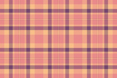 Şeftali, bej ve leylak renginde ince pastel ekose desenli. Tekstil tasarımı, giyim ya da web sitesi geçmişi için mükemmel. Sıcaklık, rahatlık ve incelik hissi uyandırır..