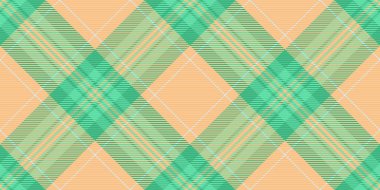 Pastel şeftali ve nane yeşili renkli canlı çapraz ekoseli desen. Tekstil tasarımı, moda, web siteleri ve markalaşma projeleri için mükemmel..