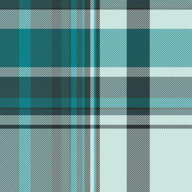 Teal ekose arka planda tekrarlanan bir şablon. Tekstil, moda veya soyut tasarım projeleri için uygun zamansız bir tasarım. Çok yönlü, klasik ve modern..