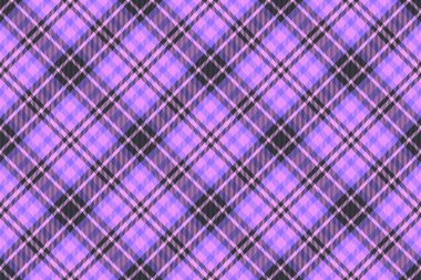 Canlı mor ve gri ekose desenli. Tekstil tasarımları, moda, web siteleri veya ambalaj için mükemmel.