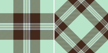 Zarif nane ve kahverengi ekose desenler, tekstil tasarımı, moda veya web sitesi geçmişi için mükemmel. Bu çok yönlü resim çeşitli yaratıcı uygulamalar için iki farklı ekose stil sunar.
