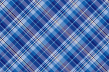 Güzel arka plan tartan deseni, retro vektör kumaşı pürüzsüz. Mavi ve pastel renklerde ekose tekstil denetimi.