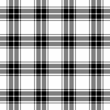 Ön tartan vektör kumaşı, ihtişamlı kontrol kalıbı. Gri ve beyaz renk paletinde renksiz ekoseli kumaşı soldur.