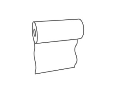 Bir rulo materyalin basit çizgiler çizimi. Paketleme, imalat ve tekstil endüstrisi için mükemmel. Potansiyeli, bolluğu ve yeni başlangıçları temsil eder..