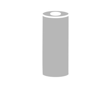 Sade gri silindir, beyaz kapaklı, minimalist tasarımı var. Depolama, enerji ya da veri kavramlarını temsil etmek için mükemmel. Bilgi grafikleri, web siteleri, uygulamalar ve sunumlar için ideal.