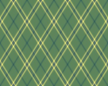 Sessiz yeşiller ve sarılar içinde zarif çapraz ekoseli desen. Tekstil tasarımı, web sitesi geçmişi veya el işi projeleri için mükemmel.