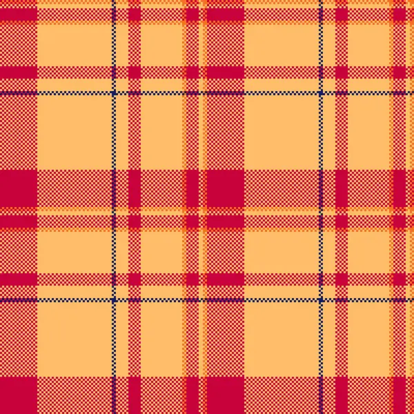 Canlı turuncu ve kırmızı ekose desenli, tekstil tasarımı, duvar kağıdı veya web sitesi arka planı için mükemmel..