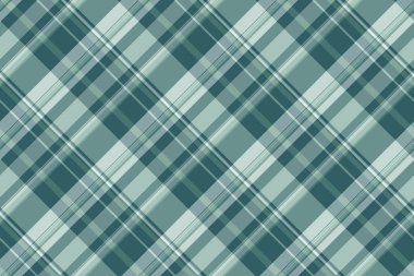 Şimdiki pürüzsüz tekstil dokusu, kırsal ekose arka plan vektörü. İngiliz kumaşı tartan desen kontrol Pastel ve gök mavisi renk paleti.