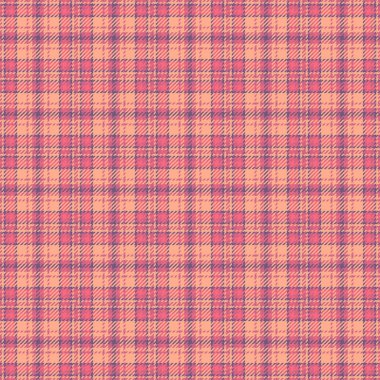 Doğulu kumaş pürüzsüz kontrol, palto desenli tartan ekose. Resim dokusu arka plan vektörü kırmızı ve turuncu renk paleti.