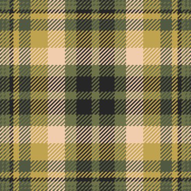 Zarif zeytin, bej ve siyah ekose desenli. Tekstil tasarımı, moda, ev dekorasyonu ya da web sitesi geçmişi için mükemmel. İnce doku görsel ilgi ekliyor.