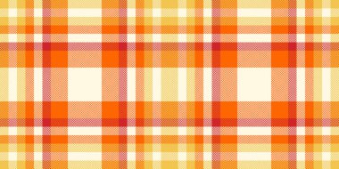 Sıcak turuncu ve krem rengi ile canlı sonbahar ekose desenli. Tekstil tasarımı için mükemmel. Falltemalı projeler. Ya da tasarımlarınıza biraz kırsal cazibe katmak..