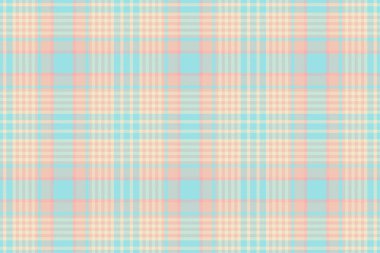 Şeftali, mavi ve krema tonlarında yumuşak pastel ekose desenli. Tekstil tasarımı, web sitesi geçmişi ya da kırtasiye malzemeleri için ideal. Dinginlik ve yumuşak kadınlığı çağrıştırıyor..
