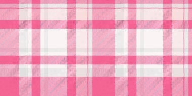 Güzel pembe ve beyaz ekose desenli. Tekstil tasarımı, moda, web siteleri ve arka planlar için ideal. Bu yumuşak, narin doku kadınsılığı ve huzuru çağrıştırıyor..