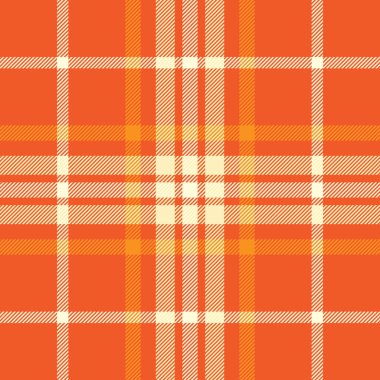 Canlı turuncu ve kremalı ekose desenli. Sonbahar tasarımları, tekstil projeleri ya da web sitesi geçmişi için mükemmel. Bu neşeli, pürüzsüz doku sıcaklığı ve rahatlığı çağrıştırıyor..