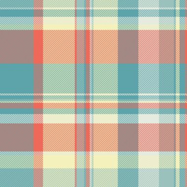 Canlı pastel ekose desenli. Tekstil tasarımı, moda, web siteleri ve markalaşma için mükemmel..
