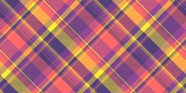 Canlı ekose desenli. Renkli, dikişsiz çapraz tartan tasarımı. Modern grafik dokusu arka plan, tekstil, giyim veya web tasarım projeleri için mükemmeldir..