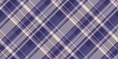 Sönük mor ve kremlerde zarif çapraz ekoseli desen. Tekstil tasarımı, web sitesi geçmişi veya el işi projeleri için mükemmel.