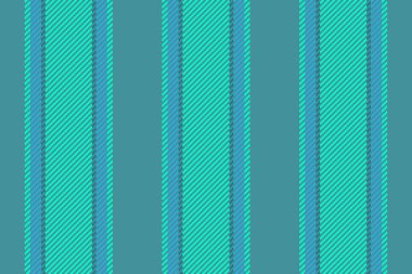 Zarif arka plan tekstil dikey, baskı dokusu çizgili kumaş. Cyan ve parlak renk paletinde şablon çizgileri pürüzsüz vektör deseni.