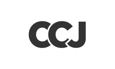 CCJ logo tasarım şablonu güçlü ve modern kalın metinlerle. Basit ve minimal tipografi içeren ilk tabanlı vektör logosu. Modayı takip eden şirket kimliği markalar için ideal..