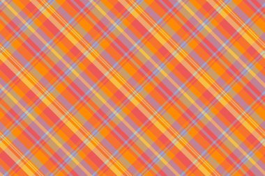 Ilık ekose desenli ve kesişen turuncu, sarı, pembe ve açık mavi çizgileri var. Geçmişi, tekstili ya da şenlikli tasarımları için ideal. Çok yönlü doku.