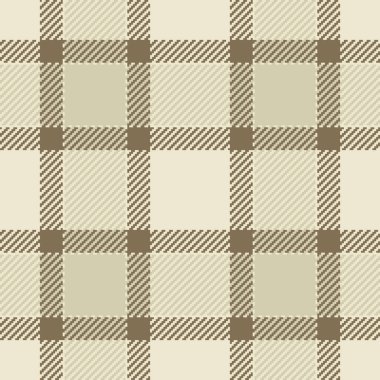 Zarif bej ve kahverengi ekose desenli. Tekstil tasarımı, sonbahar teması ya da sade, sade bir estetik yaratmak için mükemmel. Web sitesi geçmişleri, giysi baskıları veya ambalaj için çok yönlü.