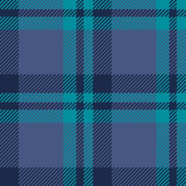 Mavi ve deniz mavisi tonlarında klasik tartan deseni. Tekstil tasarımı, moda, iç mekan ya da arka plan için uygun. Zamansız, zarif ve çok yönlü..