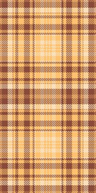 Dikiş vektör tartan, ağ doku kontrolü. Profesyonel ekose kumaş, turuncu ve kırmızı renk paletinde kusursuz desen..