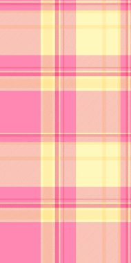 Perde dokusu ekose kumaş, sakin tartan pürüzsüz kontrol. Pembe ve açık renk paletinde Arapça vektör arkaplan deseni tekstili.