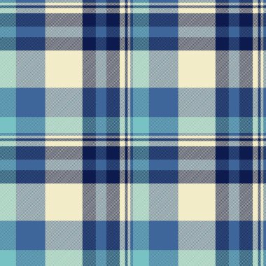 Serene blue ve krem rengi ekose desenli. Tekstil tasarımı, giyim ya da web sitesi geçmişi için mükemmel. Sakinleştirici renk paleti, sükunet ve karmaşıklık hissi uyandırıyor..