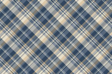 Maviler ve kremler içinde zarif çapraz ekoseli desen. Tekstil tasarımları, web sitesi geçmişi ya da koleksiyon kitabı projeleri için mükemmel.