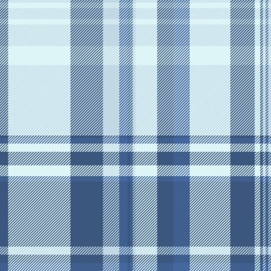 Mavinin tonlarında klasik ekose desen. Özgeçmiş, tekstil ya da yaratıcı projeler için çok yönlü tasarım. Gelenek, konfor ve tarzı ima eder.