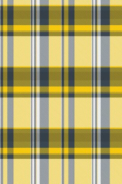 Performans doku vektör kontrolü, kusursuz şablon arkaplanı. İtalyan tekstil ekose kumaşı parlak ve beyaz renk paleti.