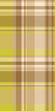 Cinsel tekstil dikişsiz doku, masa örtüsü desenli ekose kumaş. Bandana vektör kumaş kontrol arkaplan turuncu ve sarı renk paleti.