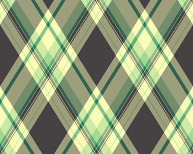 Argyle geometrik eşkenar dörtgenin kusursuz deseni. Harlequin duvar kağıdı tasarımını kontrol et. Web geçmişi için klasik elmas şekilli tekstil malzemesi, baskı kumaşı, kazak, ambalaj kağıdı, hediye kartı, davetiye.