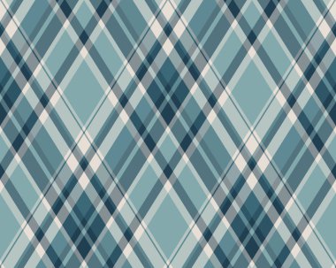 Argyle geometrik eşkenar dörtgenin kusursuz deseni. Harlequin duvar kağıdı tasarımını kontrol et. Web geçmişi için klasik elmas şekilli tekstil malzemesi, baskı kumaşı, kazak, ambalaj kağıdı, hediye kartı, davetiye.