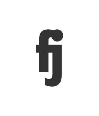 FJ yaratıcı geometrik başlangıç tabanlı modern ve minimal logo. F j harfi moda yazı tipleri. Evrensel profesyonel zarif tekno vektör tasarımı.