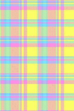 Yaşlanmış tartan vektörü, kral kumaş tekstil kontrolü. Ekose desenli stil lazer limon ve cyan renk paletinde pürüzsüz.
