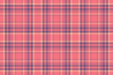 Klasik ekose desenli pembe, mor ve şeftali rengi. Tekstil tasarımı, arka plan, ambalaj kağıdı ya da projelerinize biraz gelenek katmak için harika..