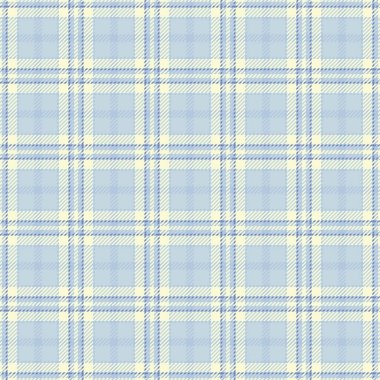 Gömlek kumaş ekose arka plan, renkli kumaş desenli tartan. Festival kusursuz desen kontrol vektörü açık mavi ve açık renk paletinde.