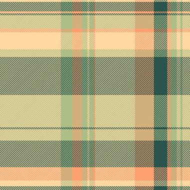 Zarif pastel ekose desenli. Yumuşak şeftali, adaçayı yeşili ve bej rengi rahatlatıcı, sofistike bir doku yaratır. Moda, ev dekorasyonu veya web sitesi geçmişi için ideal.