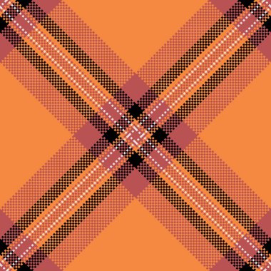 Sıcak turuncu, siyah ve tozlu gül renklerinde canlı sonbahar ekoseli desenler. Hatalı temalı tasarımlar, tekstil baskıları veya web sitesi geçmişi için mükemmel.