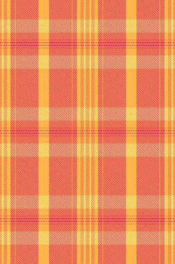 Canlı turuncu ve sarı ekose desenli. Tekstil tasarımı, web sitesi geçmişi ya da projelerinize biraz sıcaklık ve enerji katmak için mükemmel..