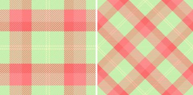 Ekose dikişsiz desen vektörlü kumaş dokunun kumaş tartan kontrolü. Bahar renklerinde geçiyor. Moda ilhamı için şık resim fikirleri.