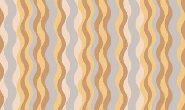 Toprak tonlarını sakinleştiren soyut dalgalı çizgiler. Arka plan, tekstil, web sitesi tasarımı ya da modern modaya uygun her proje için mükemmel..