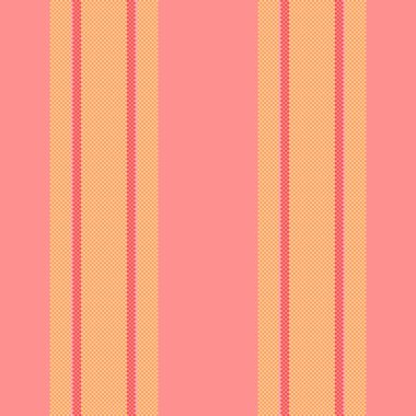 Tanuka çizgisi, dikey ipek kumaş, dikey arkaplan. Kırmızı ve kehribar renk paleti ile Rrunge doku vektör deseni tekstil.