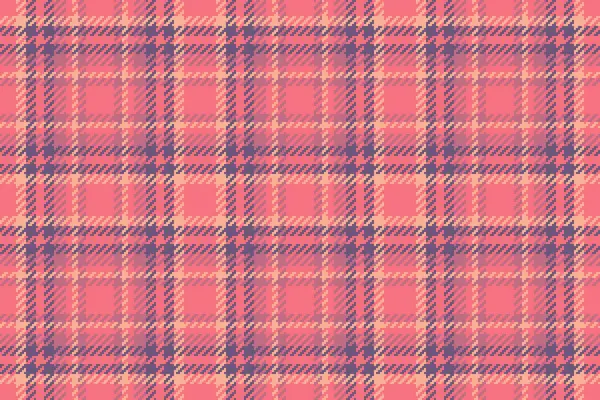 Klasik ekose desenli pembe, mor ve şeftali rengi. Tekstil tasarımı, arka plan, ambalaj kağıdı ya da projelerinize biraz gelenek katmak için harika..
