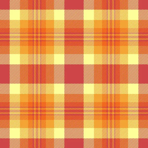 Sıcak portakallar ve kırmızılar içinde canlı sonbahar ekoseli desen. Düşmüş tasarımlar, tekstil veya web sitesi geçmişi için mükemmel.