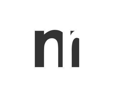 NR yaratıcı geometrik başlangıç tabanlı modern ve minimal logo. Harf ve moda yazı tipleri. Evrensel profesyonel zarif tekno vektör tasarımı.